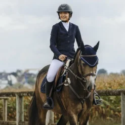 Vestes De Concours*Equithème - Veste de concours femme Nancy Marine