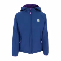 Hot - Veste manche longue Softshell amandine marine Enfant Blousons Et Manteaux