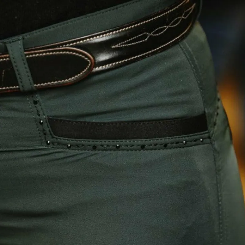 Clearance -Pantalon d'équitation Saphir forêt Pantalons D'Équitation