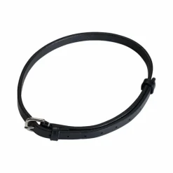 Muserolles*Eric Thomas - Lanière pour muserolle combinée noir 9 mm