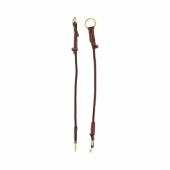 Accessoires De Mors|Accessoires De Bridons Poneys*Eric Thomas - Montants de releveur cuir/ corde Havane
