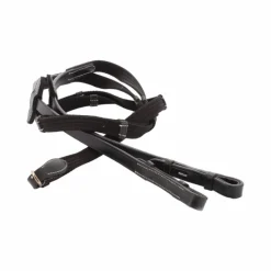 Rênes Et Arrêtoirs De Rênes Poneys|Rênes Et Arrêtoirs De Rênes*Eric Thomas - Rênes sangles "PRO" noir