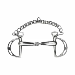 Online - Mors espagnol brisé à passes inox satin Mors Espagnol