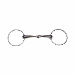 New - Mors grands 2 anneaux creux en inox Élevage|Mors Deux Anneaux