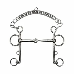 Outlet - Mors Pelham brisé acier nickelé Mors Pelham