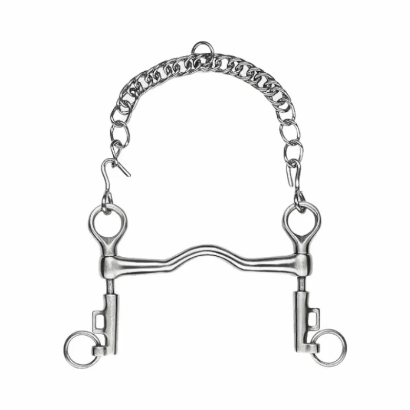 Mors De Bride*Feeling - Mors Saumur à pompe inox satin