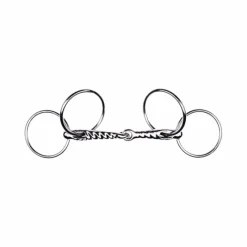 Outlet - Mors Scourier en inox Mors 4 Anneaux