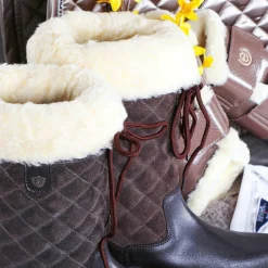 Bottes D'Hiver*Flags & Cup - Bottes Nunavik femme Marron