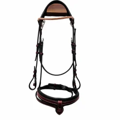 Sale - Bridon muserolle combinée Geneve / rose gold Bridons