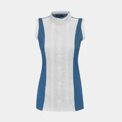 Online - Chemise sans manches Diamantina femme bleu orage Polos Et Chemises