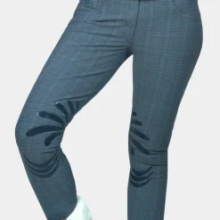 Pantalons D'Équitation*Flags & Cup - Pantalon d'équitation femme Checks Gris