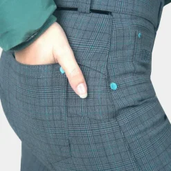 Pantalons D'Équitation*Flags & Cup - Pantalon d'équitation femme Checks Gris