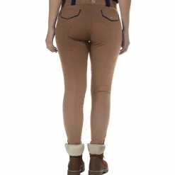 Outlet - Pantalon d'équitation fille Orillia moka Enfant Pantalons D'Équitation