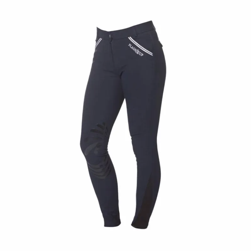 Pantalons D'Équitation*Flags & Cup - Pantalon d'équitation fille Cayenne Marine