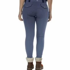 - Pantalon d'équitation fille Orillia denim Enfant Pantalons D'Équitation