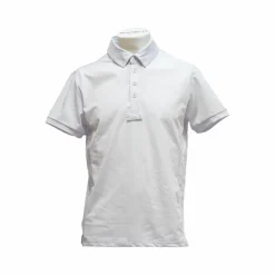 Polos Et Chemises|Polos Et Chemises*Flags & Cup - Polo de concours manches courtes homme San Remo Blanc