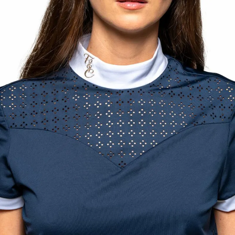 Polos Et Chemises*Flags & Cup - Polo de concours manches courtes femme Isla Marine