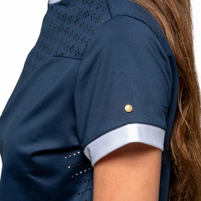 Polos Et Chemises*Flags & Cup - Polo de concours manches courtes femme Isla Marine