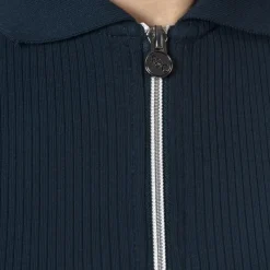 Polos Et Chemises*Flags & Cup - Polo manches longues femme Rib Tolsona Marine