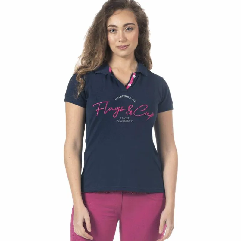 Polos Et Chemises*Flags & Cup - Polo manches courtes enfant Salta Marine