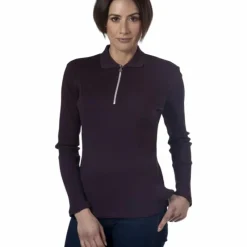 Online - Polo manches longues femme Rib Tolsona mure Polos Et Chemises