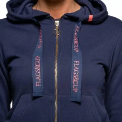 Pulls Et Gilets*Flags & Cup - Sweat à capuche fille Lomita Marine