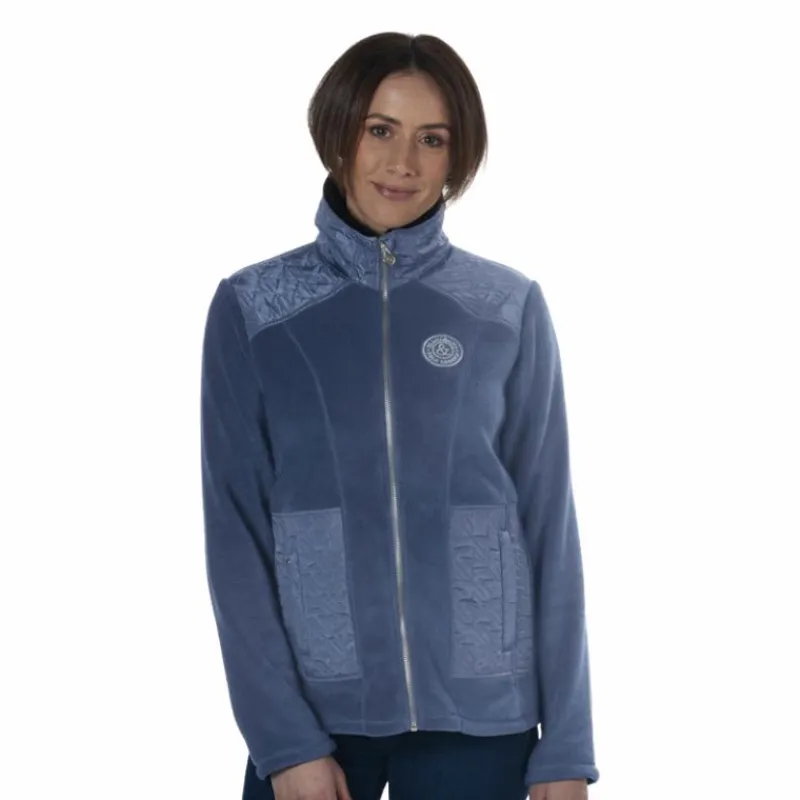 Pulls Et Gilets*Flags & Cup - Veste polaire junior Agri denim Bleu