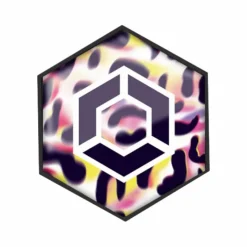 Accessoires De Casques*Flex On - Sticker casque Armet Trex On Leo multicolore Jaune