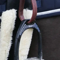 Best - Stickers Cubic Marine/ Blanc Accessoires D'Étriers