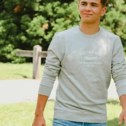 Pulls Et Gilets|Pulls Et Gilets*Flex On - Sweat homme Dusty gris