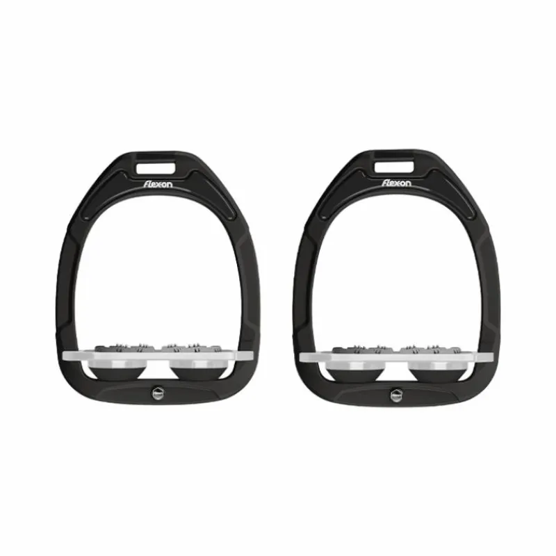 New - Étriers GC Plat Ultra Grip Noir / Gris/ Noir Étriers Classiques