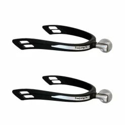 Éperons À Molettes|Cso*Freejump - Éperons articulés Spur'On à disque Noir / Noir