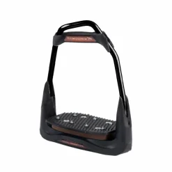 Étriers Classiques*Freejump - Étriers Air's Full black plancher incliné / oeil orienté / chocolat Noir