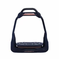 Étriers Classiques*Freejump - Étriers Air's Full black plancher plat / oeil droit / chocolat Noir