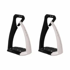 Concours Complet D'Equitation|Étriers De Sécurité*Freejump - Étriers Soft'Up Pro + noir/ crème