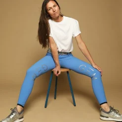 Pantalons D'Équitation*GEM - Pantalon d'équitation femme Max Super sonic Bleu