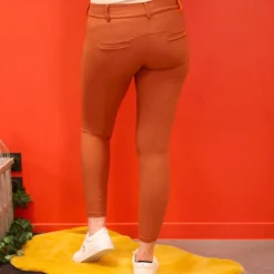 Pantalons D'Équitation*GEM - Pantalon d'équitation femme Dark terracota Orange