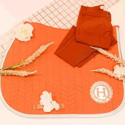 Pantalons D'Équitation*GEM - Pantalon d'équitation femme Dark terracota Orange