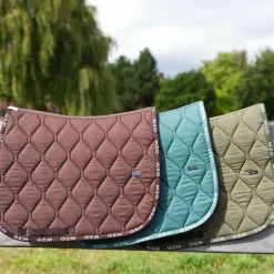 Sale - Tapis de selle Love kaki Tapis De Selle|Tapis Cso/ Mixtes