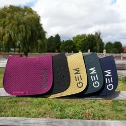 Tapis De Selle|Tapis Cso/ Mixtes*GEM - Tapis de selle Ten raisin Bordeaux