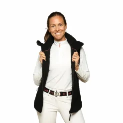 Hot - Veste sans manches mouton On femme Pulls Et Gilets