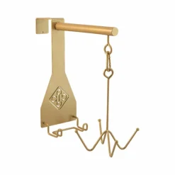 Quincaillerie|Porte-Brides*Grooming Deluxe - Crochet porte-bridon 4 branches or Doré