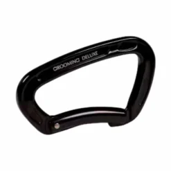 - Mousqueton de sécurité en aluminium noir Quincaillerie|Mousquetons