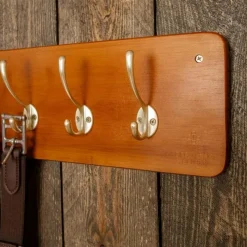 Clearance - Porte pour sangles et vestes en bois Organisateurs D'Écurie|Sacs Et Malles De Pansage