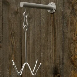 Quincaillerie|Porte-Brides*Grooming Deluxe - Porte-bridon mural 4 branches Argent