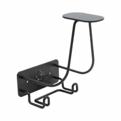 Accessoires De Casques*Grooming Deluxe - Porte-casque avec crochet acier Noir