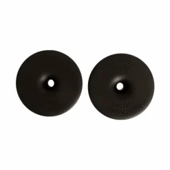 Accessoires De Mors|Mors Poneys*Grooming Deluxe - Rondelles de mors en silicone petit trou (x2) Noir