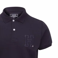Polos Et Chemises|Polos Et Chemises*Hagg - Polo manches courtes homme Marine