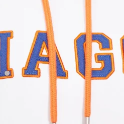 Pulls Et Gilets*Hagg - Sweat à capuche femme / orange/ bleu roi Blanc