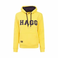Pulls Et Gilets*Hagg - Sweat à capuche femme / marine Jaune